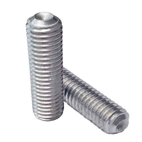 MSS812540S M8-1.25 X 40 mm  Socket Set Screw, Cup Point, Coarse, DIN 916, A2 (18-8) Stainless